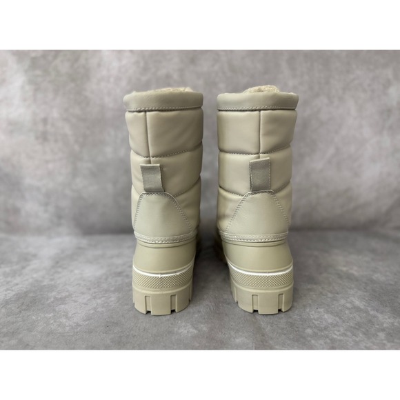 Alpine Design Women's Snow Boots Size 8 Ivory/Ivy - Picture 4 of 5
